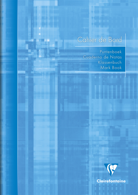 Puntenboek leraren Clairefontaine A4 72 pagina&#39;s 110gr meertalig assorti