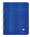 Schrift Clairefontaine A5+ ruit 5x5mm 120 pagina's 90gr assorti