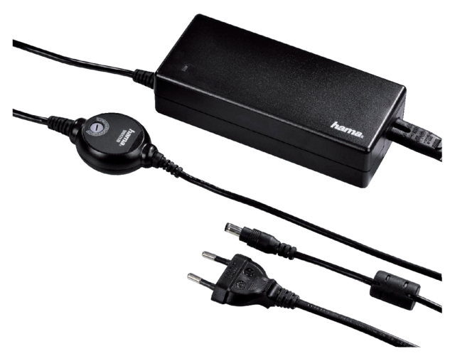 Adapter Hama notebook universeel 15-24V  90W zwart