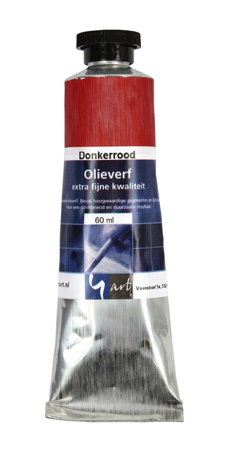 Olieverf 4art 60ml donkerrood