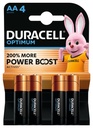 Batterij Duracell Optimum 4x AA