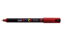 Marqueur peinture Posca PC1MR Extra Fin rouge