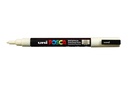 Paintmarker Uni POSCA PC3M fijn ivoor