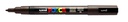 Paintmarker Uni POSCA PC3M fijn donkerbruin