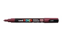 Marqueur peinture Posca PC3M Fin lie de vin
