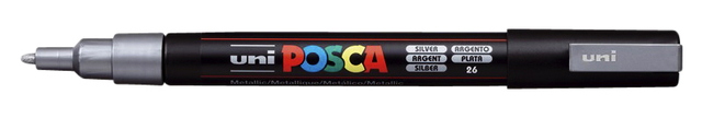 Marqueur peinture Posca PC3M Fin argent