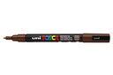 Paintmarker Uni POSCA PC3M fijn bruin