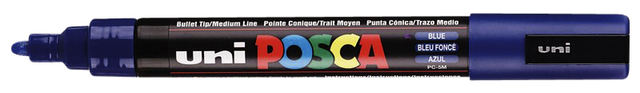 Marqueur peinture Posca PC5M Medium bleu foncé