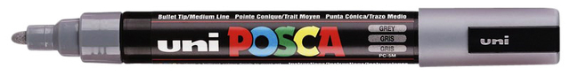 Marqueur peinture Posca PC5M Medium gris
