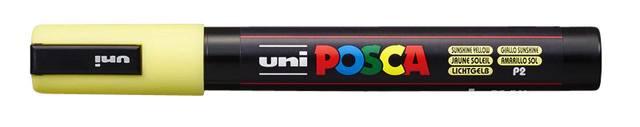 Marqueur peinture Posca PC5M Medium jaune soleil