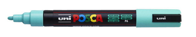 Marqueur peinture Posca PC5M Medium vert d'eau