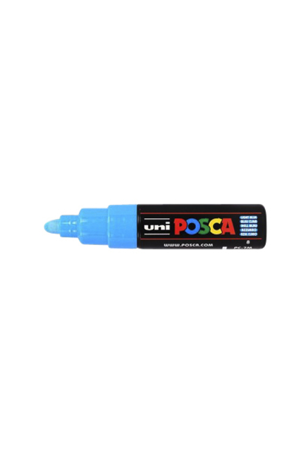 Marqueur peinture Posca PC7M Large bleu clair
