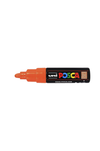 Marqueur peinture Posca PC7M Large orange foncé