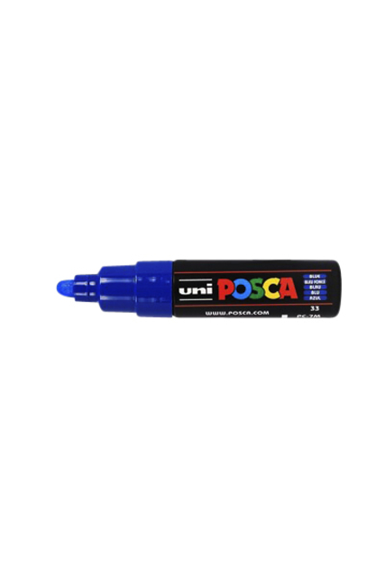Marqueur peinture Posca PC7M Large bleu foncé