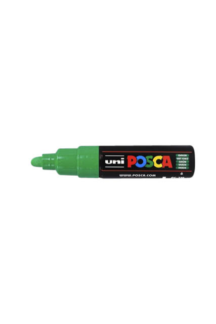 Paintmarker Uni POSCA PC7M breed donkergroen