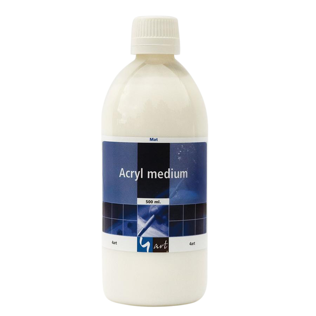 Acrylic medium Acrylicos Vallejo 500ml matte