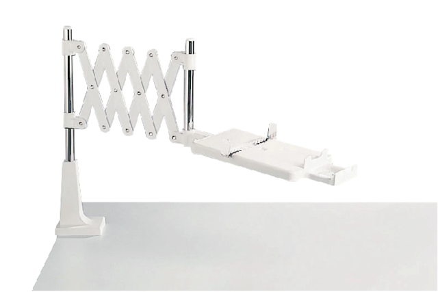 Bras téléphonique MAUL classic extensible plateau 26x26,5cm gris