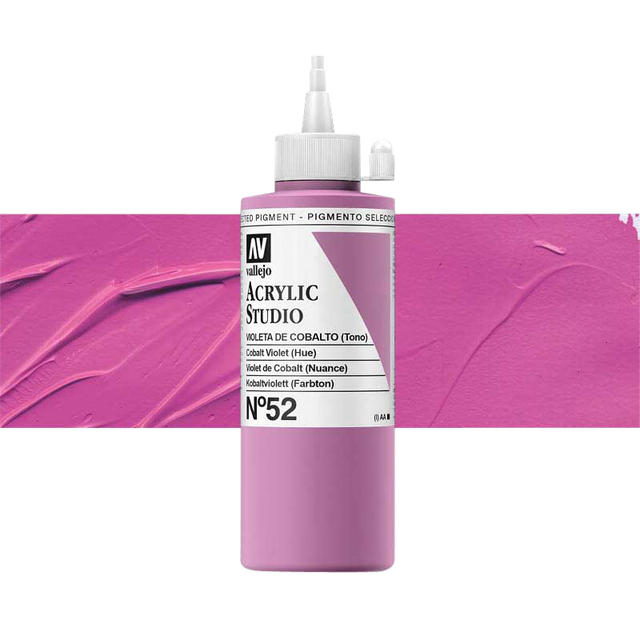 Acrylverf Acrylicos Vallejo Studio 200ml 52 kobalt violet