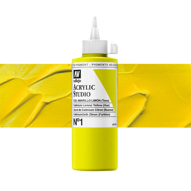 Acrylverf Acrylicos Vallejo Studio 200ml 1 cad citroen