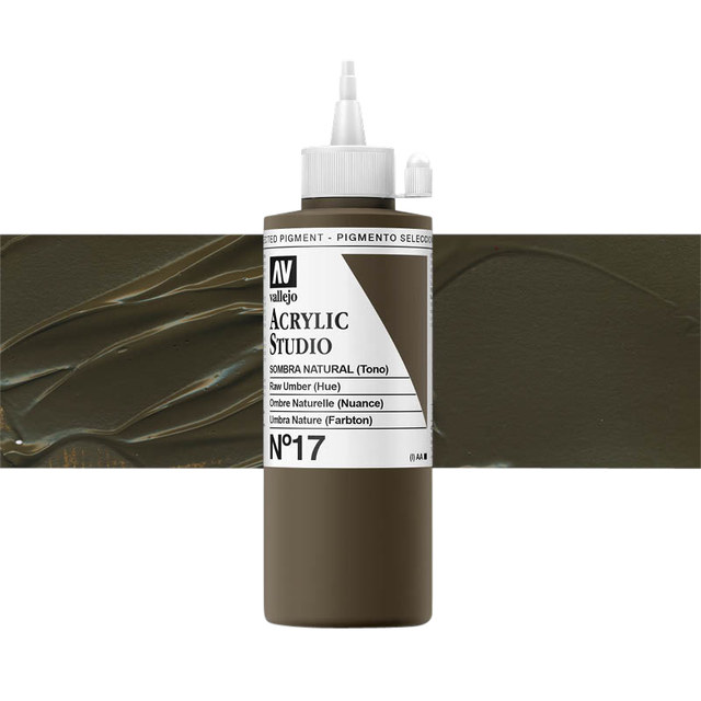 Acrylverf Acrylicos Vallejo Studio 200ml 17 raw omber