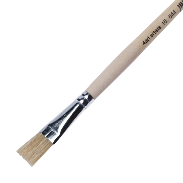 Acrylic brush 4art 644/18 flat hog bristle