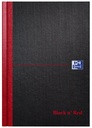 Carnet de notes Oxford Black n'Red A5 96 feuilles uni