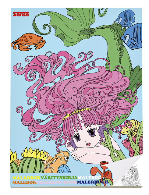 Album de coloriage Haza Sense sirène