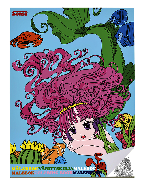 Album de coloriage Haza Sense sirène
