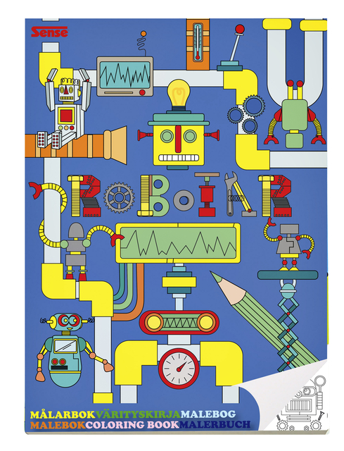 Album de coloriage Haza Sense Robot