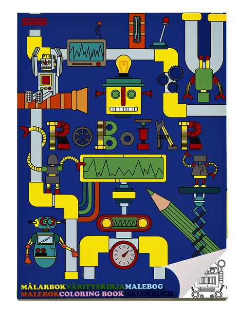 Album de coloriage Haza Sense Robot