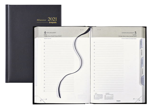Agenda 15x21 1dpp 6t Minister Lima blauw