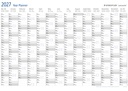 Jaarplanner 2026 Staedtler Lumocolor 84x60cm oprolbaar