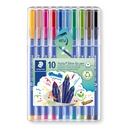 Kleurstift Staedtler 323 Triplus color à 10 stuks assorti