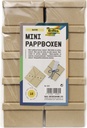 Doos karton Folia mini 7,5x7,5x4,5cm 10 stuks kraft
