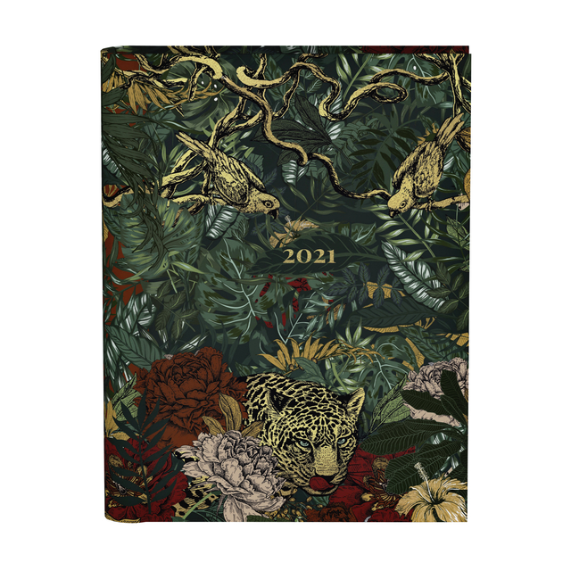 Agenda 2021 wire-o green leopard botanic