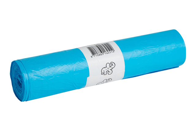 Afvalzak Powersterko HDPE T30 70x110cm 120L blauw