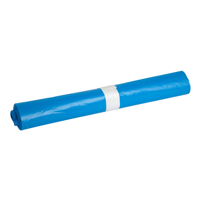 Afvalzak Powersterko HDPE T25R 70x110cm 120L blauw