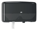 Distributeur papier toilette Tork T2 Elevation Mini Jumbo Duo 555508 noir
