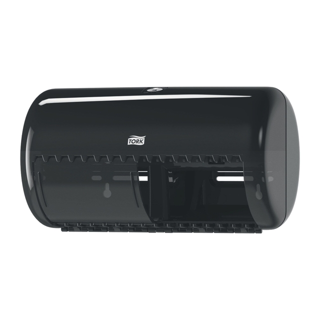 Distributeur papier toilette Tork T4 Elevation 557008 Duo noir