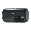 Toiletpapierdispenser Tork T4 Elevation duo zwart 557008