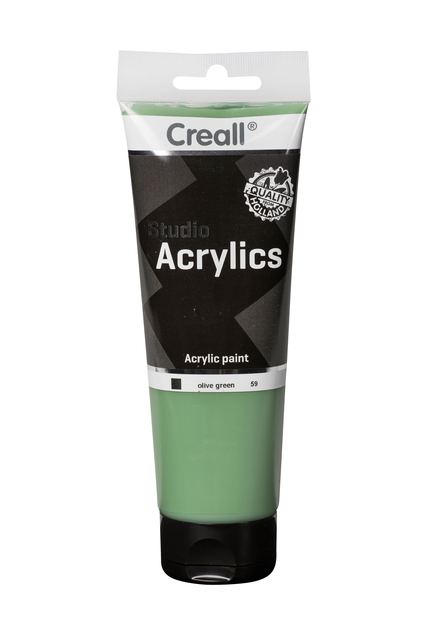 Peinture acrylique Creall Studio Acrylics 59 vert olive