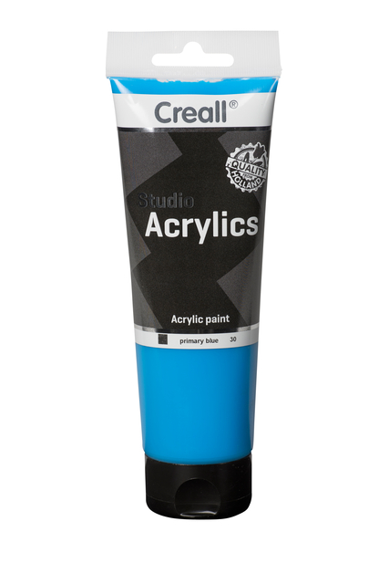 Peinture acrylique Creall Studio Acrylics 30 bleu primaire 250ml