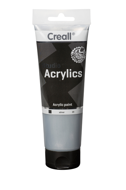 Acrylverf Creall Studio Acrylics  20 zilver