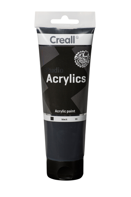 Acrylverf Creall Studio Acrylics  99 zwart