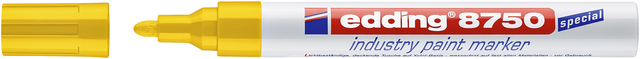 Paintmarker edding 8750 industrie 2-4mm geel