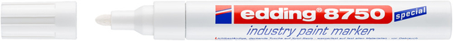 Paintmarker edding 8750 industrie 2-4mm wit