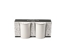 Mug Creativ Company porcelaine blanc set 2 pièces