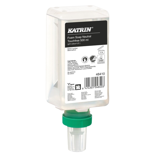 Handzeep Katrin Pure Neutral schuim touchfree 500ml 48410