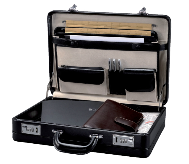 Attaché-case Rillstab President noir