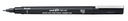Fineliner Uni-ball Pin Brush Fin noir